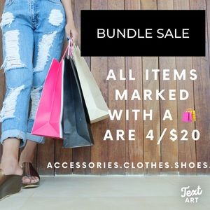 🛍 4/$20 BUNDLE SALE 🛍